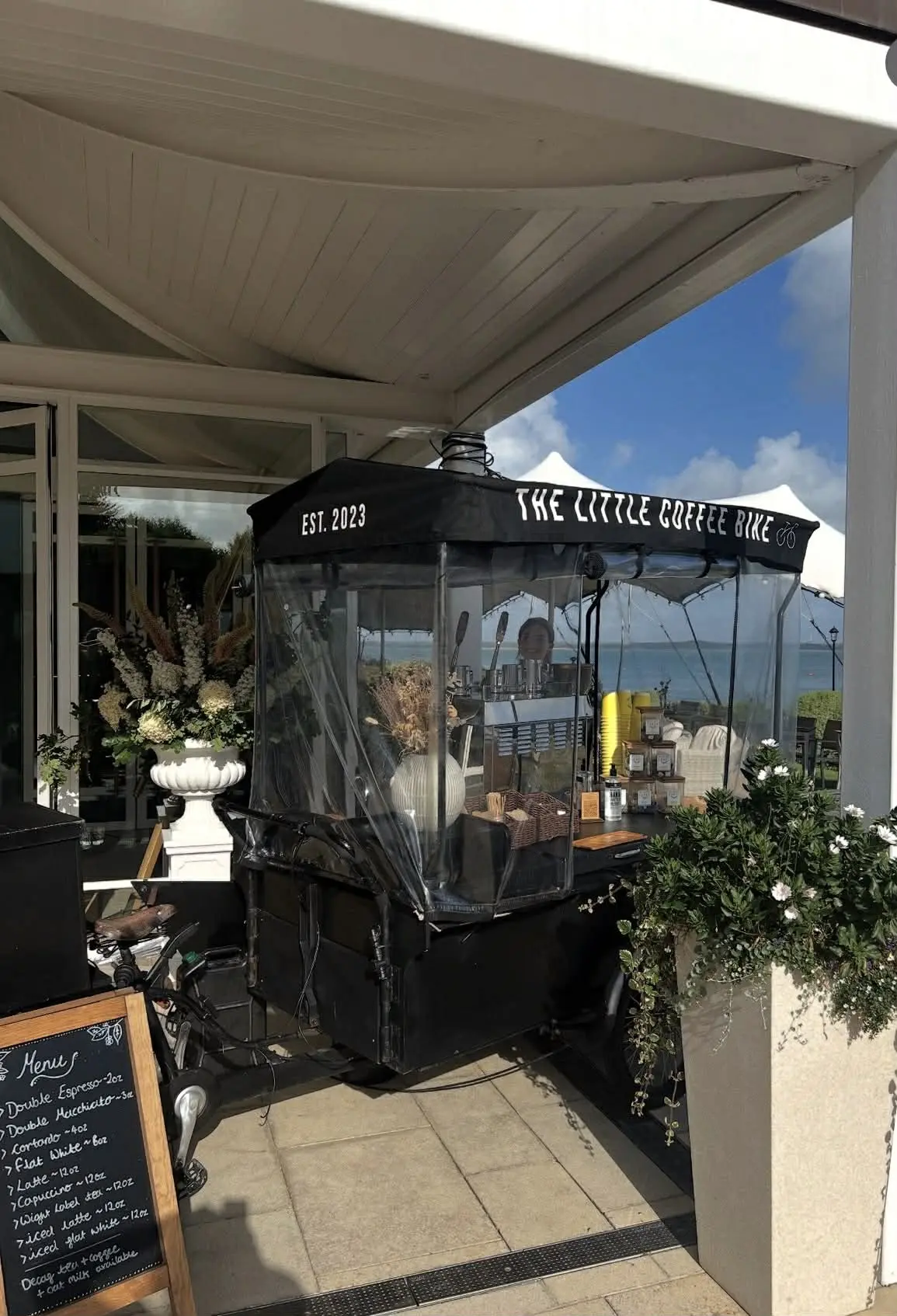 The Little Coffee Bike cart
